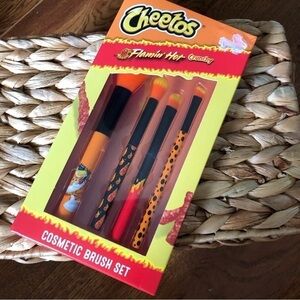 Taste Beauty x Cheetos Flamin Hot Crunchy Cosmetic Brush Set